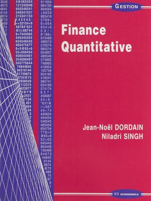 cover image of Finance quantitative